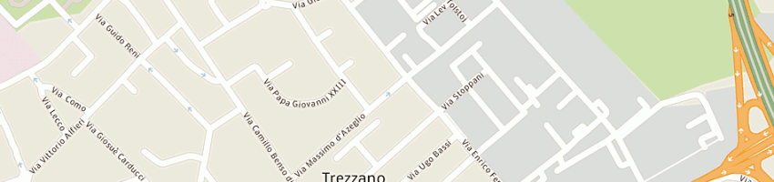 Mappa della impresa rossano antonella a TREZZANO SUL NAVIGLIO