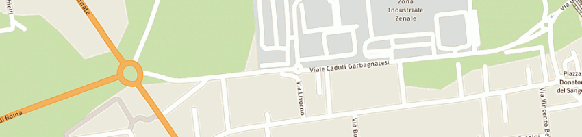 Mappa della impresa associazione le patriarche a GARBAGNATE MILANESE