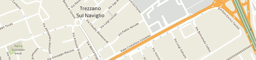 Mappa della impresa moiraghi giorgio a TREZZANO SUL NAVIGLIO