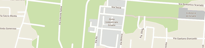 Mappa della impresa mappy italia spa a CESATE