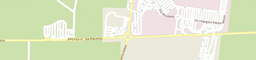 Mappa della impresa autolavaggio 2000 snc di pasqualini gina e piacentini giuseppe a VOGHERA