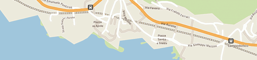 Mappa della impresa bagni la caletta di bufalini andrea a BOGLIASCO