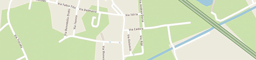 Mappa della impresa studio legale associato gaballo a MILANO