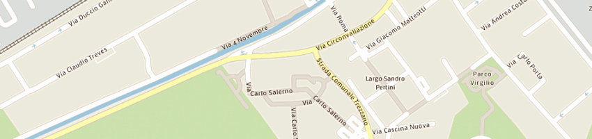 Mappa della impresa de piccoli design srl a TREZZANO SUL NAVIGLIO