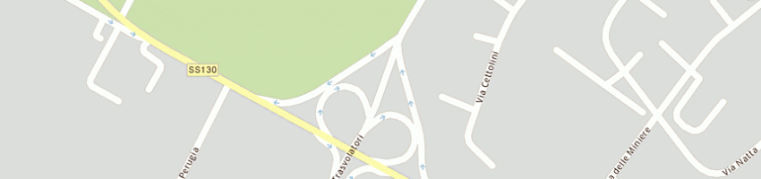Mappa della impresa comandi ed enti militari - esercito 21 grsq aves orsa maggiore a ELMAS