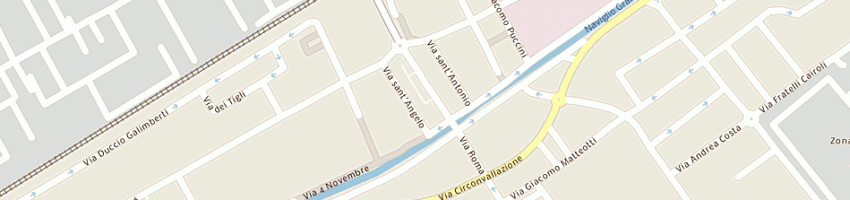 Mappa della impresa libreria cento fiori snc di andrea spazzali e c a MILANO