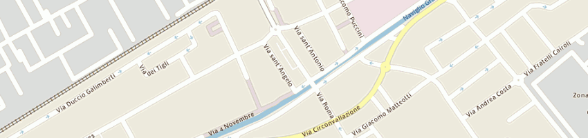 Mappa della impresa montani antonio a TREZZANO SUL NAVIGLIO