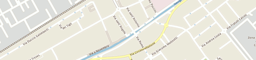 Mappa della impresa andreoni giuliana a TREZZANO SUL NAVIGLIO