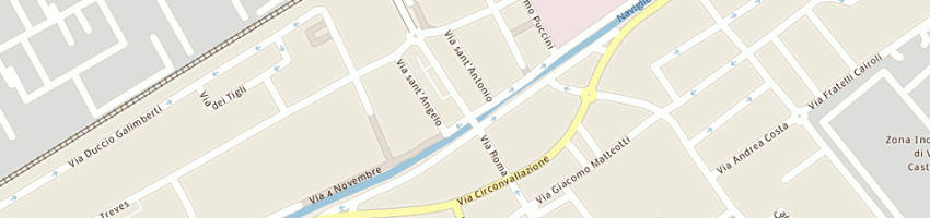 Mappa della impresa tendaggi sfondrini di medici maria antonia a TREZZANO SUL NAVIGLIO