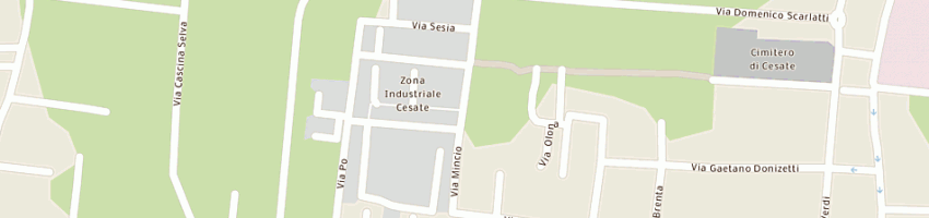 Mappa della impresa delaidini sas di delaidini giovanni e massimo e c a CESATE