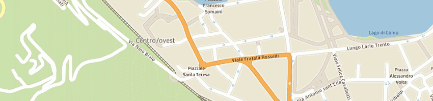 Mappa della impresa ventrilla gianfranco a COMO