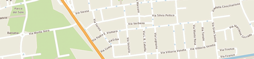 Mappa della impresa archistaff studio associato di bettinardi naimor a GARBAGNATE MILANESE