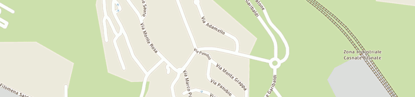 Mappa della impresa gema srl a CASNATE CON BERNATE