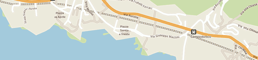 Mappa della impresa gelateria peruzzi di federica peruzzi e c snc a BOGLIASCO