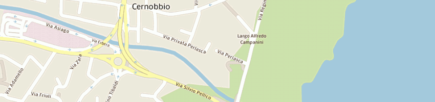Mappa della impresa bianchi rosanna a CERNOBBIO