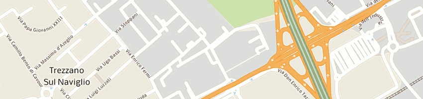 Mappa della impresa uce srl a TREZZANO SUL NAVIGLIO