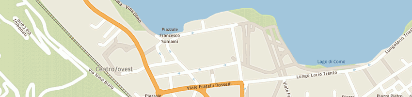 Mappa della impresa municipio di como - piscine a COMO