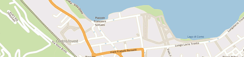 Mappa della impresa calcio como spa a COMO