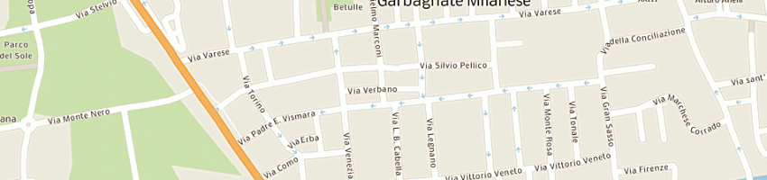 Mappa della impresa anderbegani fabio a GARBAGNATE MILANESE