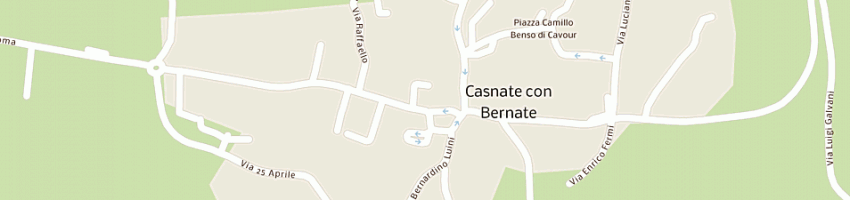 Mappa della impresa benasso lavarello italia (srl) a CASNATE CON BERNATE