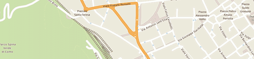Mappa della impresa alleanza nazionale a COMO