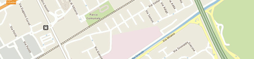Mappa della impresa bianco levrin riccardo srl a MILANO