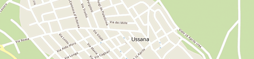 Mappa della impresa argiolas tiziana a USSANA
