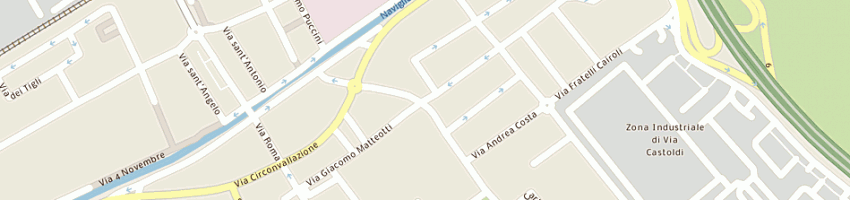 Mappa della impresa mapal sas di francescon bruna e c a TREZZANO SUL NAVIGLIO
