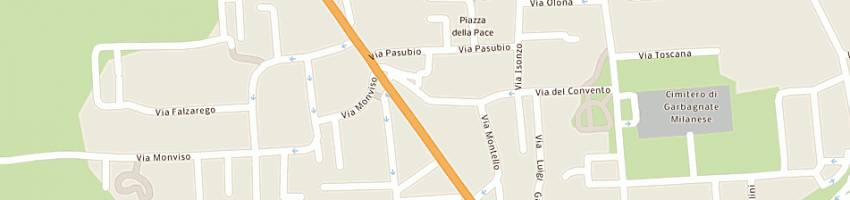 Mappa della impresa medel sas di meroni gianluca e c a GARBAGNATE MILANESE