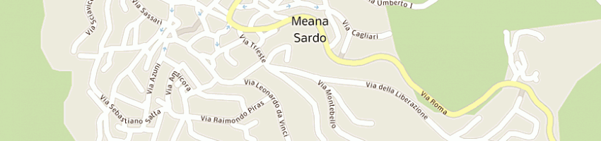 Mappa della impresa flore giuseppa a MEANA SARDO