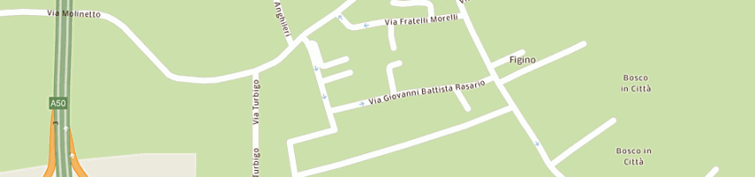 Mappa della impresa immobiliare due l snc di luigia teresina garavaglia a MILANO