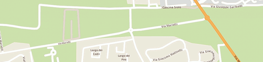 Mappa della impresa merceria moro sas di moro renata e c a GARBAGNATE MILANESE