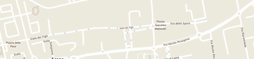 Mappa della impresa viaggi e turismo cinque giornate (sas) a MILANO
