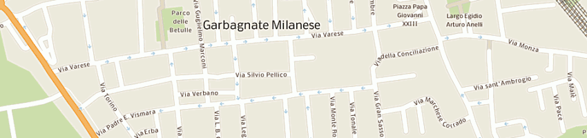 Mappa della impresa bessi sergio a GARBAGNATE MILANESE