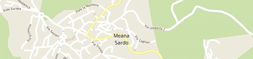 Mappa della impresa cocco antonio a MEANA SARDO