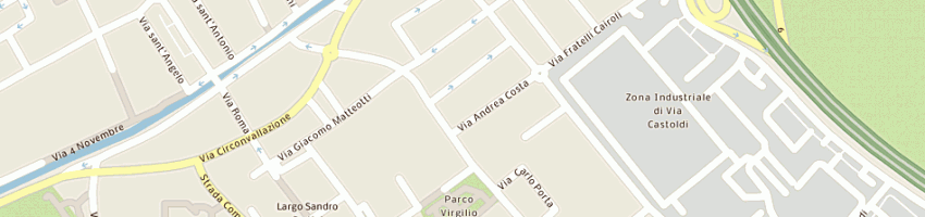 Mappa della impresa bar mercurio (srl) a MILANO