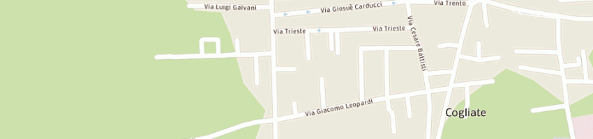 Mappa della impresa basilico silverio a COGLIATE