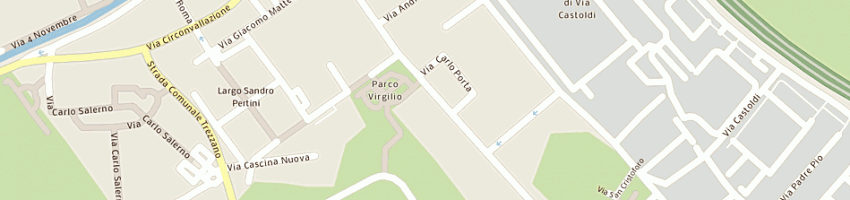 Mappa della impresa allmet italia srl a TREZZANO SUL NAVIGLIO
