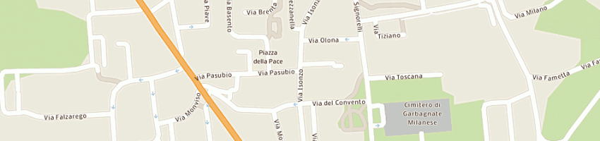 Mappa della impresa fire protection engineering srl a GARBAGNATE MILANESE