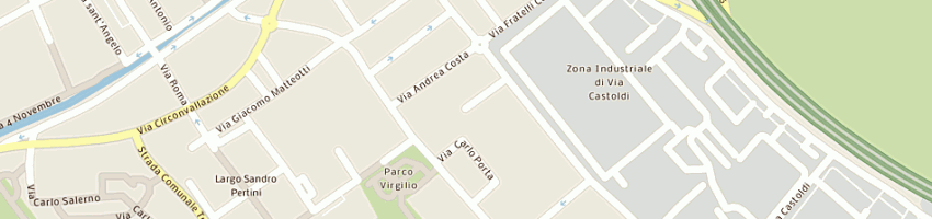 Mappa della impresa vieffe sas di guanzati flora e c a TREZZANO SUL NAVIGLIO