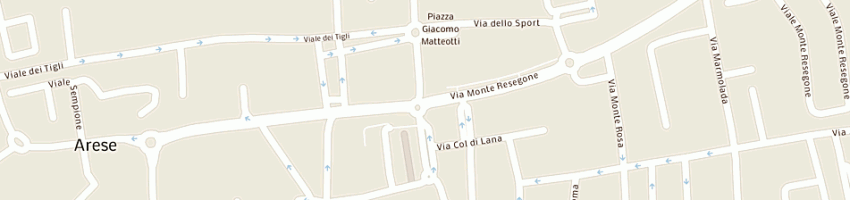 Mappa della impresa osirc spa a ARESE