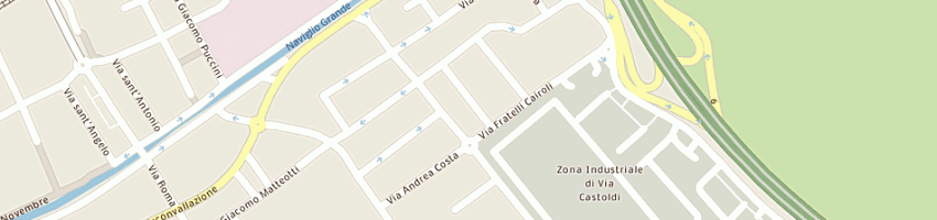 Mappa della impresa arreghini franco a TREZZANO SUL NAVIGLIO