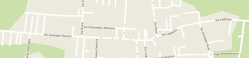 Mappa della impresa basilico carlo a CERIANO LAGHETTO
