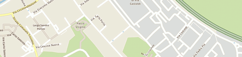 Mappa della impresa gregorietti associati srl a MILANO