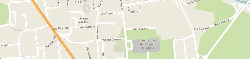 Mappa della impresa gisa snc di sgrona giuseppe e c a GARBAGNATE MILANESE
