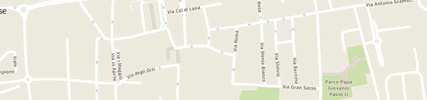 Mappa della impresa clara massimo a ARESE