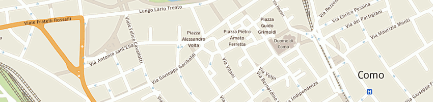Mappa della impresa novati angelo a COMO