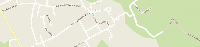 Mappa della impresa bar trattoria radice a VERTEMATE CON MINOPRIO