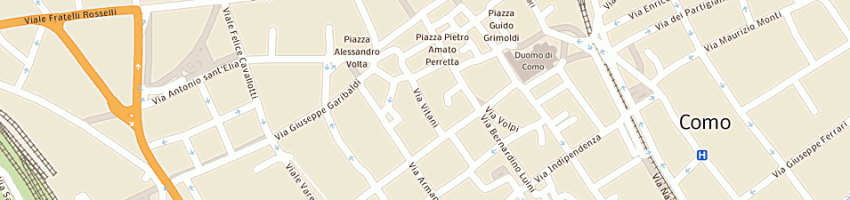 Mappa della impresa graffiti a COMO