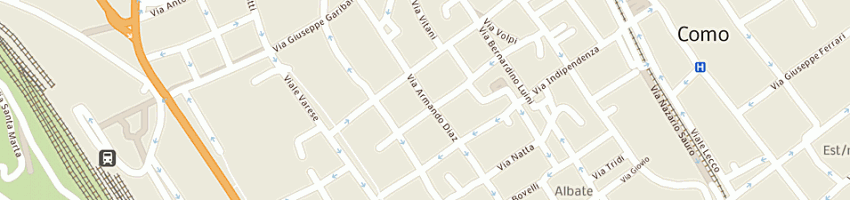 Mappa della impresa twins e bros srl a COMO